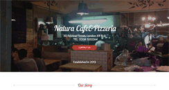 Desktop Screenshot of naturapizzeria.com
